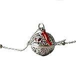 Mavi jewel Collar llamador de ángeles con colgante sonoro y colgante, dedicado a las madres embarazadas, extra large, Plata Metal, No aplicable