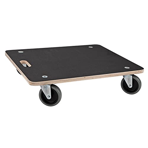 Carro de transporte para muebles con placa de serigrafía, con ruedas, para transportar muebles, 200 kg, 400 kg, de madera