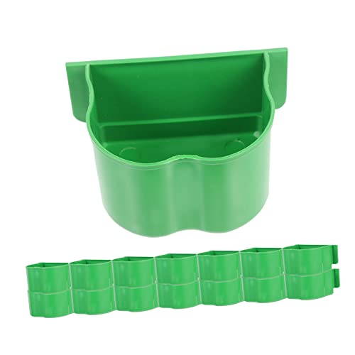 ORFOFE 15Pcs Bird Food Holder and Water Feeder Feeding Bowls for Parrots Canaries and Birds Essential Bird Cage Supplies for Pet Owners