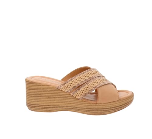 Chaussons en cuir femme Valleverde finis les pieds fatigués à la maison