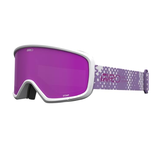 Image of Giro Stomp Kids Snow Goggle Mauve Purple Fence - Amber Pink