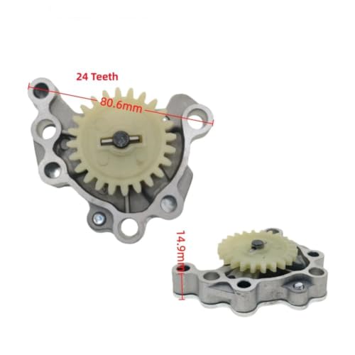 Bomba de Aceite de Motor 24T para modelos H12 y T110 de 100cc y 110cc 5