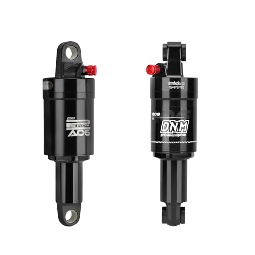 Mountain Bike Air Rear Shock: Ultimate Guide to Adjustable Suspension Performance 4 DNM AO-6 Mountain Bike Air Rear Shock AL 6061 Shock Body Adjustable Air Pressure 100/125/150/165/190mm Bike Shock Absorber (165mm x 41mm (6.49