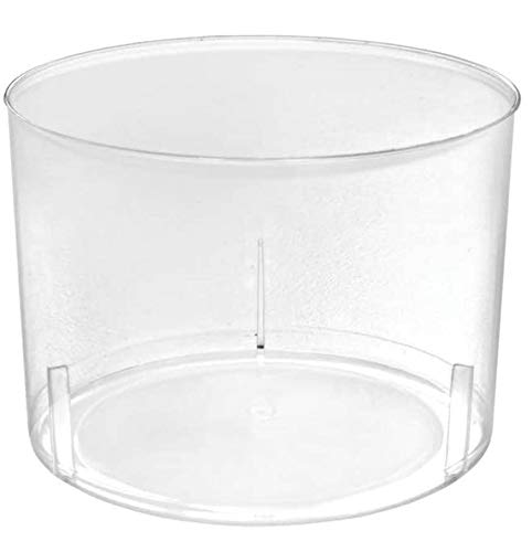 TELEVASO - 180 uds - Vaso Vino Chikito 220 ml - Plástico cristalino (PS) - Color Transparente - Ideal para Vino,...