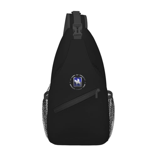 Bolso bandolera pequeño impermeable para hombre negro miniatura 2