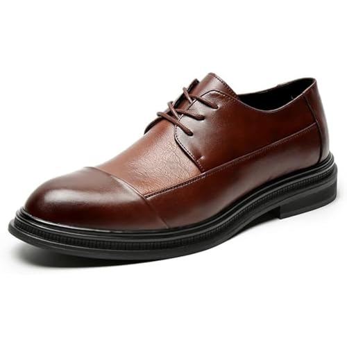 Men's Business Oxford Shoes – Leather Dress for Men, Comfortable Orthopedic, Pointed Toe, Black Office & Wedding