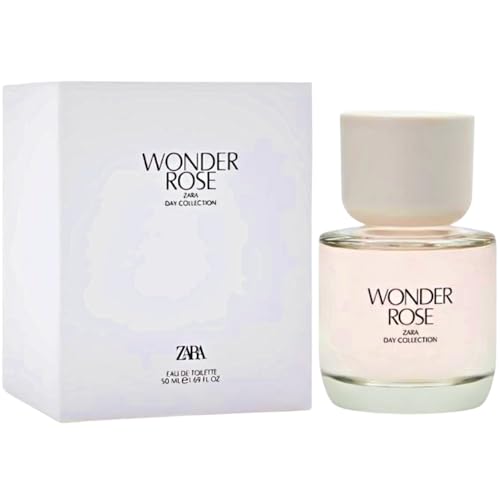 Zara Wonder Rose Perfume for Women Bright Fruity Floral Scent with Red Fruits Rose and Vanilla Notes Long-Lasting Sweet Feminine Fragrance Eau de Toilette 50ml (1.7 fl. oz.)