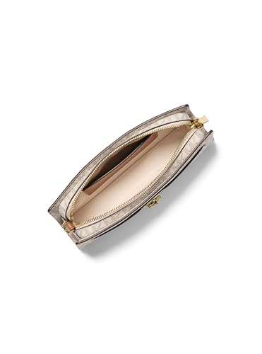 Michael Kors Hamiton Extra Small Convertible Crossbody Bag, Gold-Tone Hardware/MK Signature Coated Twill/Vanilla/Acorn2