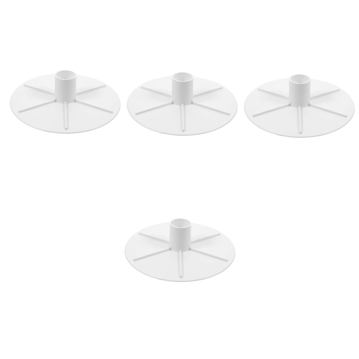 BESPORTBLE 4piezas Placa Adaptadora para Skimmer De Piscina Cubierta De Vacío Accesorio De y Estético para Enterradas