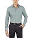 Van Heusen Men's Poplin Fitted Solid Point Collar Dress Shirt
