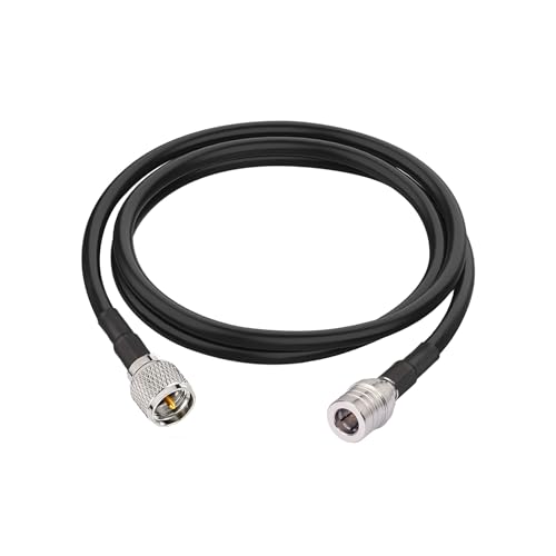Adaptateur MINI-UHF mâle vers QMA mâle avec cordon coaxial RG58 1m de rallonge