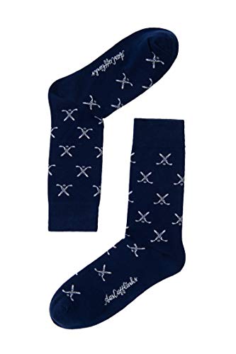 Ice Hockey Socks For Him | Fun Ice Hockey Player Socks Gift For Her | Happy Gift Socks Quirky Novelty Present For Dad | Socks For Him (Icehockeycross) #TOP1