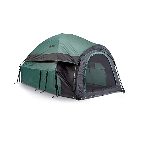 Guide Gear Compact Truck Tent for Camping, Camp Tents for Pickup Trucks, Fits Truck Bed Length 72-74", Waterproof Rainfly Included, Sleeps 2