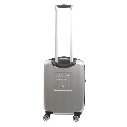 Ful Peanuts Snoopy and Woodstock Rolling Luggage, Hardshell Suitcase with Spinner Wheels, Silver3