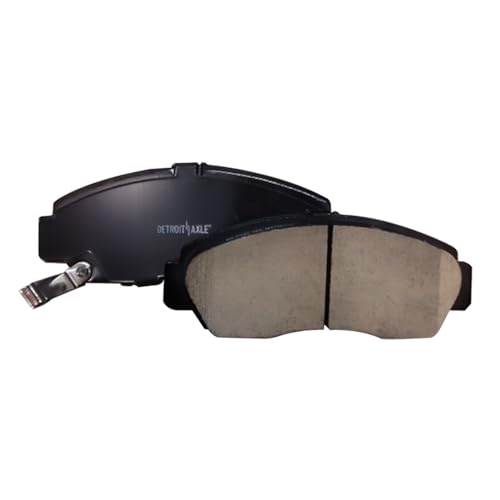 Image of Detroit Axle - Front Brake Pads for Honda Accord Acura TL TSX CL RL Ceramic Brake Pads w /Hardware Replacement