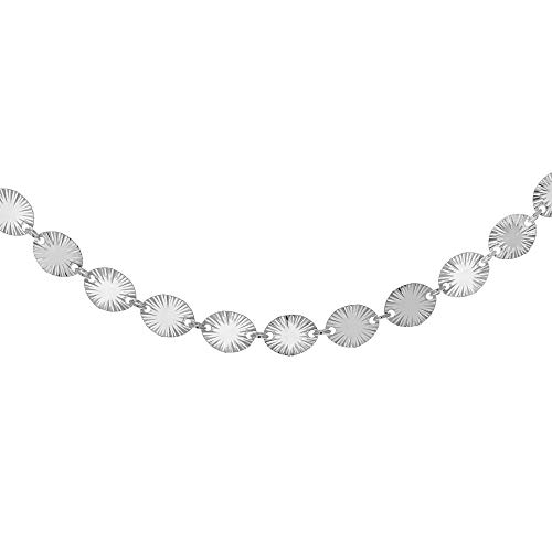 Chaîne maille miroir en argent 925 Tuscany Silver un éclat intemporel de 61 cm