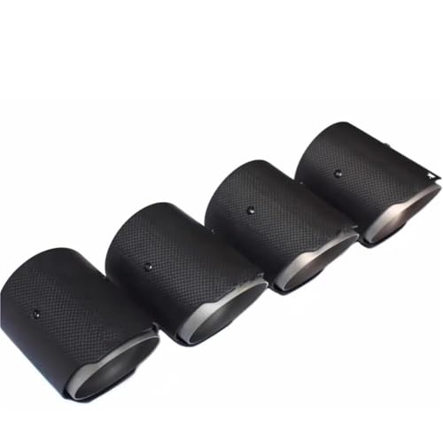 Tuyau d'échappement carbone M2 F87 M3 F80 M4 F82 F83 : kit 4 pièces embouts de sport