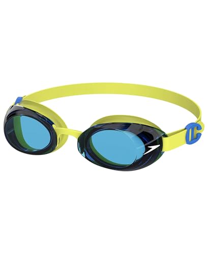 Image of Speedo Unisex Kids Jet 2.0 Anti-Fog UV Protection Swim Goggles (Age Range - 6-14 Years) - Yellow