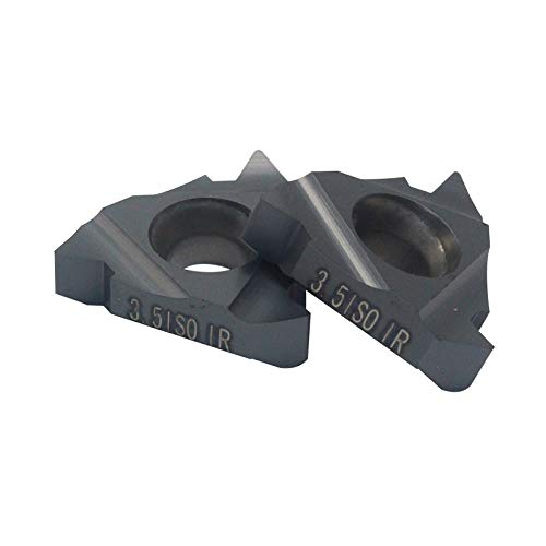 Tool Part for 16IR 3.5ISO 20PCS Blade Threading Blade 16IR 3.5ISO LDA CNC Insert Lathe Cutter Tool for Stainless Steel