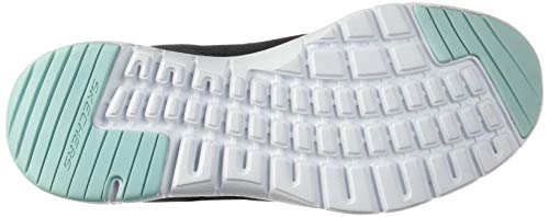 Tênis Skechers Flex Appeal 3.0 - Moving Fast Preto/Turquesa 35