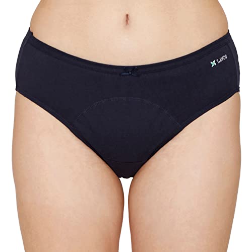 Image of Zivame Lavos Mid Rise Full Coverage Hipster Period Panty (Pack of 2) - Assorted