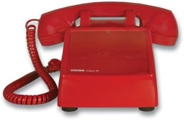 Viking Electronics VK-K-1500P-D No Dial Desk Phone - Red