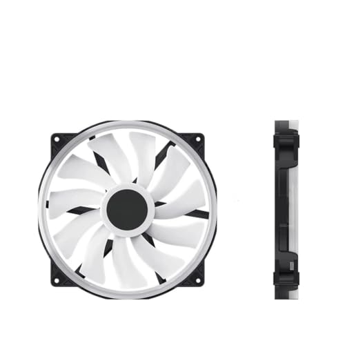 Ventilador para caja de computadora PC 20 cm compatible con TEUCER 20025 ARGB 5V 5
