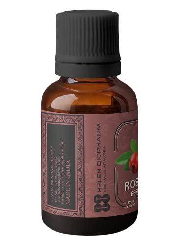 Image of Heilen Biopharm Rosehip Essential Oil - 15 mL Per Bottle Pack of 1,For Skin Rejuvenation Nourishment & Overall Well Being (Rosa canina)