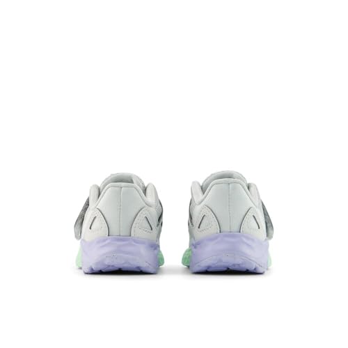 Image of New Balance Kid's Fresh Foam Arishi V4 Hook & Loop Running Shoe, Grey Matter /Daybreak, 2 Infant