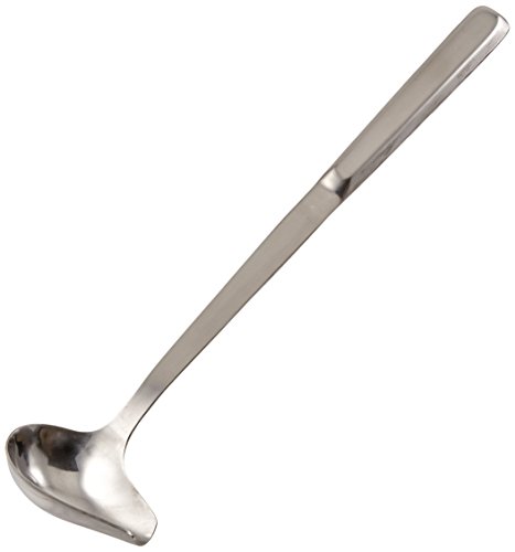 New Star Foodservice 52268 Stainless Steel Hollow Handle Gravy Soup Ladle, 1-Ounce, 12.5-Inch