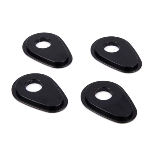 Image of Aharon Motolumino Motorcycle LED Turn Signal Mounting Brackets 4-Pack | Compatible with Yamaha, M8 /M10 Thread | Fit in Original Turn Signal Locations | Bike Indicator Lights | Blinkers