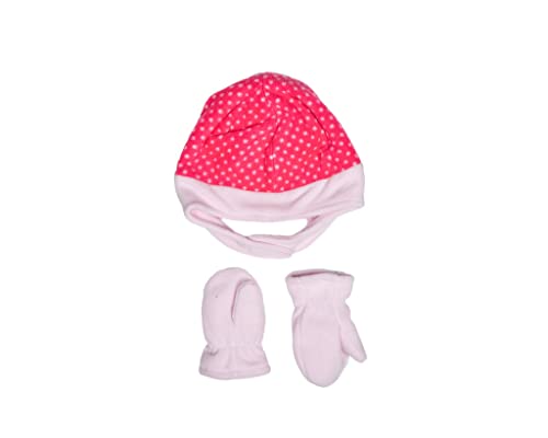 Nike Toddler Girls' Beanie with Ear Flaps & Mittens 2-Piece Set - Pink - One Size Fits All (2T-4T)2