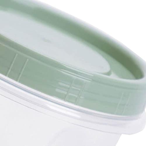 Scatole per Il Pranzo Scatola Rotonda in plastica Trasparente per conservare la freschezza per la Famiglia, può Essere utilizzata Come Scatola per Il Pranzo, Scatola da asporto, EC