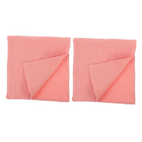 2 pcs Burping Cloths Soft Cotton Washcloths for Absorbent and Breathable Design Gentle Skin for Feeding and Spitting Up Comfortable Shoulder Coverage