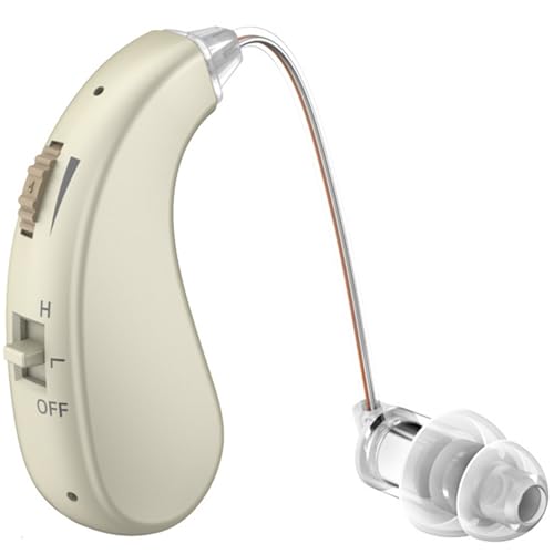 AMIZDYTO 集音器 耳掛け集音器 高齢者集音器 両耳対応 USB充電式 2種類モード 小型 軽量 簡単操作 最大40時間連続使用 紛失対策 両親 高齢者プレゼント 日本語説明書付き