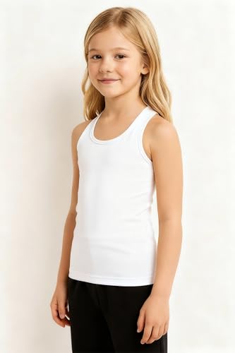 Image of Kurve Premium Girls Seamless Supersoft Wide Strap Comfortable Racerback Tank (Made with Love in The USA)