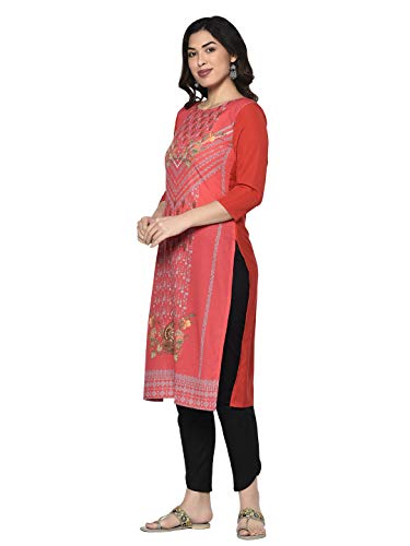 Image of Avah Women's Crepe Regular Kurta