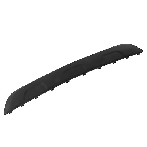 Image of Rear Bumper Skid Plate Lower Valance Panel Replacement for 2016-2022 Trucks (Black)