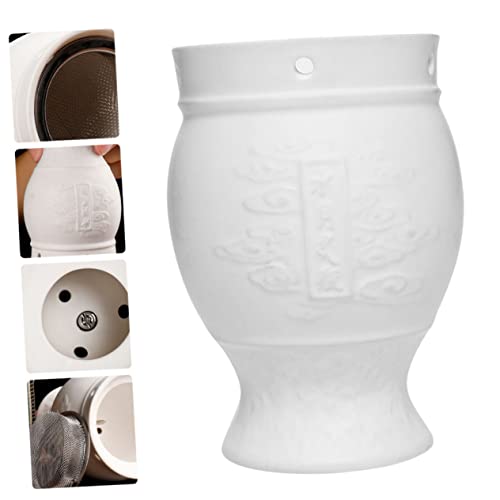 FOMIYES Caja portátil quemadora para terapia de moxibustión, tanque de calor de cerámica para masaje Gua y relajación para alivio de cuello, rodilla y hombro, uso en cualquier lugar y momento miniatura 4