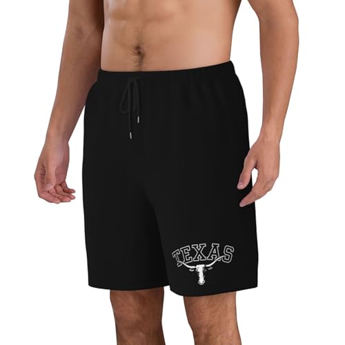 Texas Longhorn Lone Star State Texas Strong Mens Swim Trunks Quick Dry Board Shorts 7" - Hawaii Beach Swimwear4