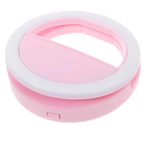 LRXIYODE Clip Ring Light para Selfie con Luz LED Compatible con Teléfono Tablet y Laptop Diseño Redondo Portátil y Práctico para Videoconferencias y Maquillajes