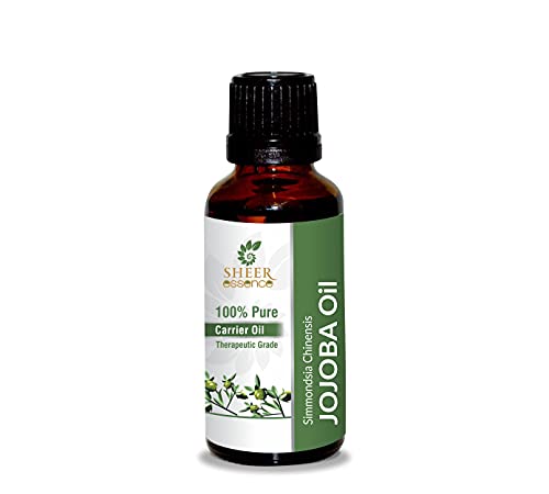 Huile de jojoba de qualité thérapeutique 100% pure et non diluée