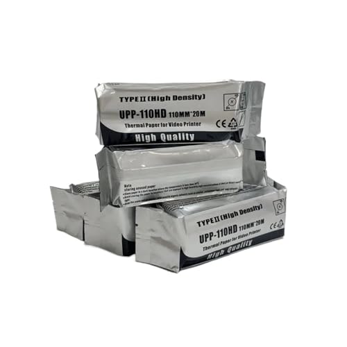 Papier Thermique UPP110HD Évite les Bourrages et Clichés Flous sur Imprimante Sony UP-895MD