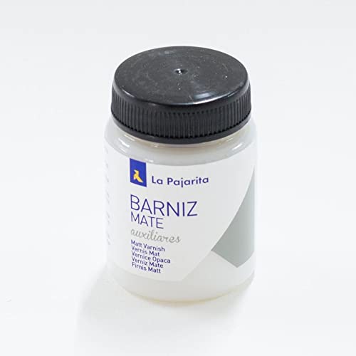 Bote de Barniz Acabado Mate 75ML La Pajarita Efecto Mate, incoloro
