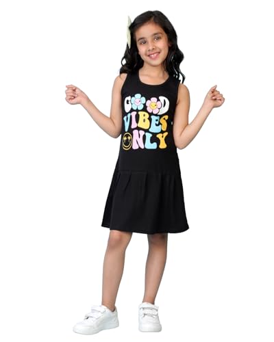 Image of Kuchipoo Girls Regular Fit Cotton Frocks - Pack of 2