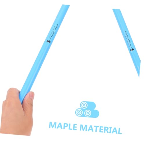 2 pares de baquetas de madera de arce con agarre azul miniatura 3