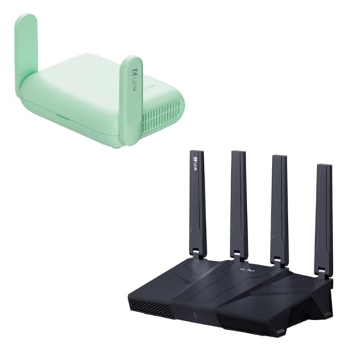 Image of GL.iNet GL-MT3600BE (Beryl 7) Portable Travel Router & GL.iNet GL-BE9300 (Flint 3) Tri-Band WiFi 7 Router