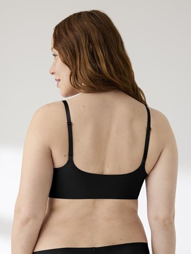 True & Co Womens Body Triangle Convertible Strap Bra, Black, S 32C-D 34A-B US — view 3
