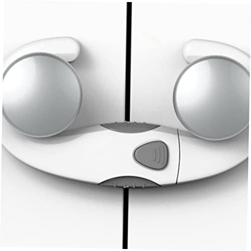 Image of Kisangel Child Safety Lock for Cabinets and Drawers 2-Pack C-Shaped Kitchen Cabinet Lock Easy Install No Drill Required Baby Proofing Household Safety Locks for Round Handles