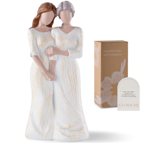 Storieme 7.7 Sentimental Mother Daughter Figurine Gifts for Mom Birthday
